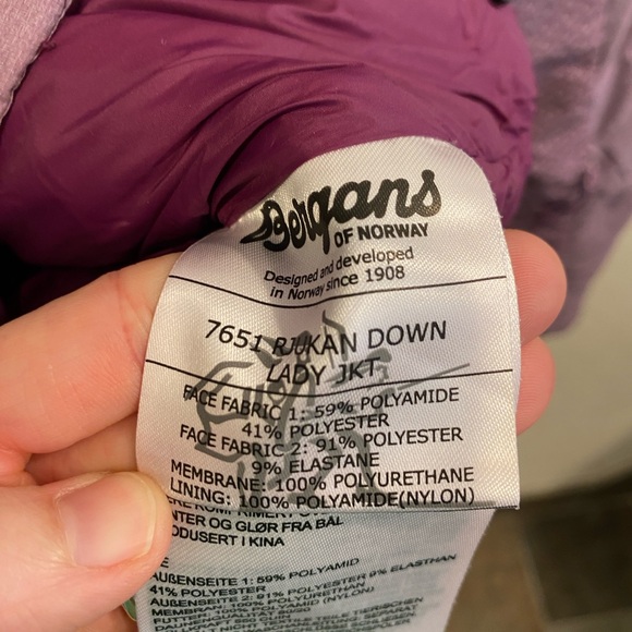 Bergans Of Norway 7651 Rjukan Down Lady Coat, Women’s Size Small - Picture 9 of 12